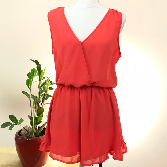 Astr Pants - Sheer ruffle hem jumper